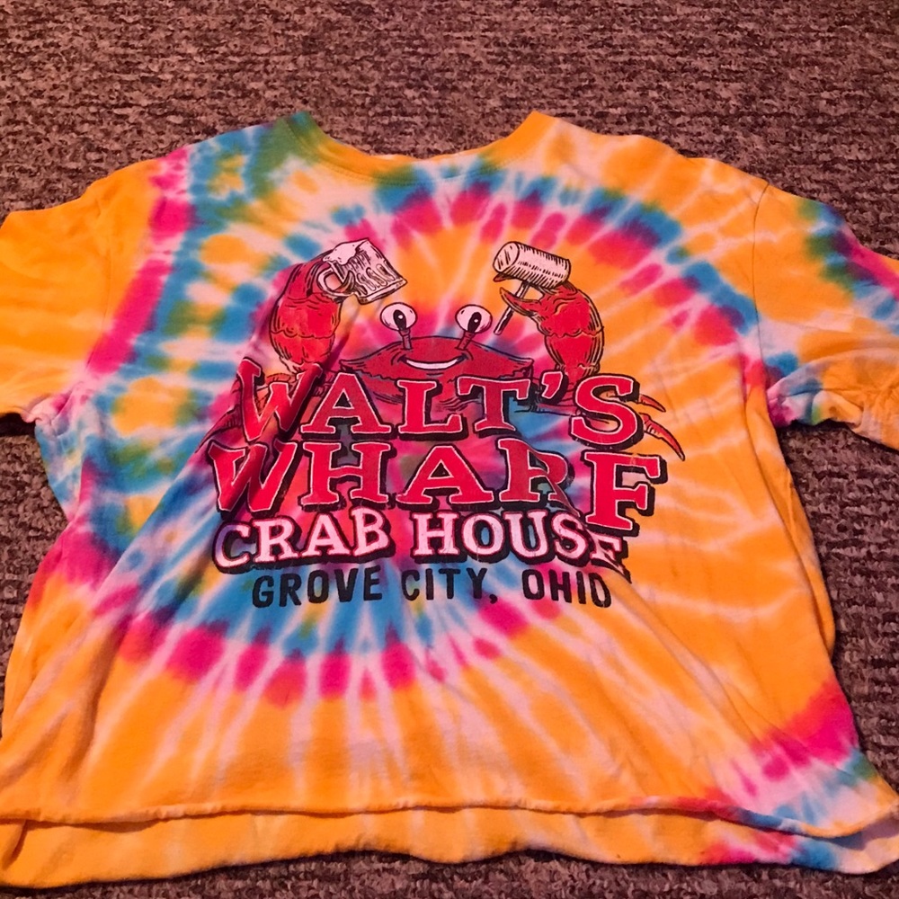 Buckle Tie-Dye Top
